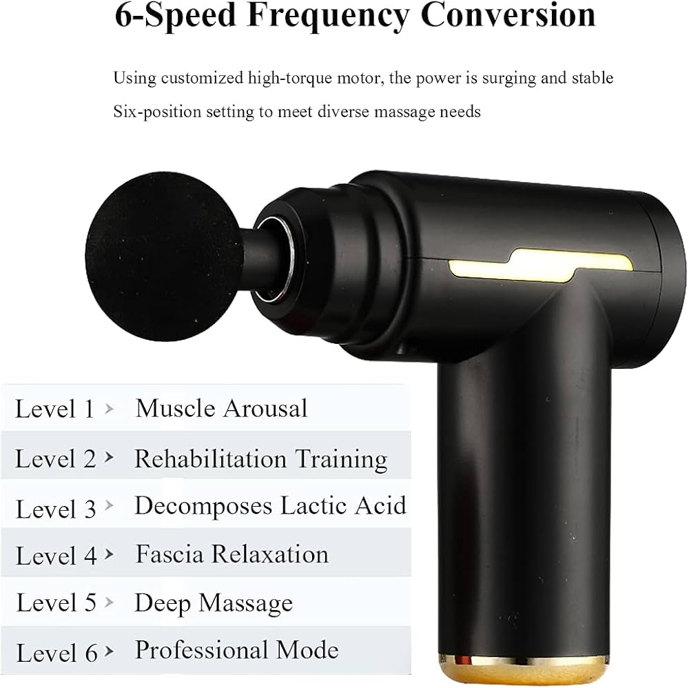 Professional Deep Muscle Massager Gun Vibration Muscle Massage Body Sport Facial Gun