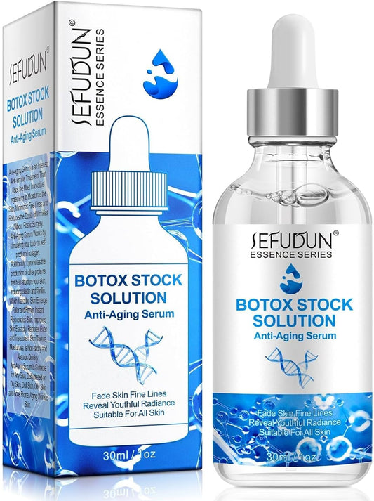 Most Effective Botox Stock Solution, Intense Anti-Wrinkle Anti-Aging Facial Serum