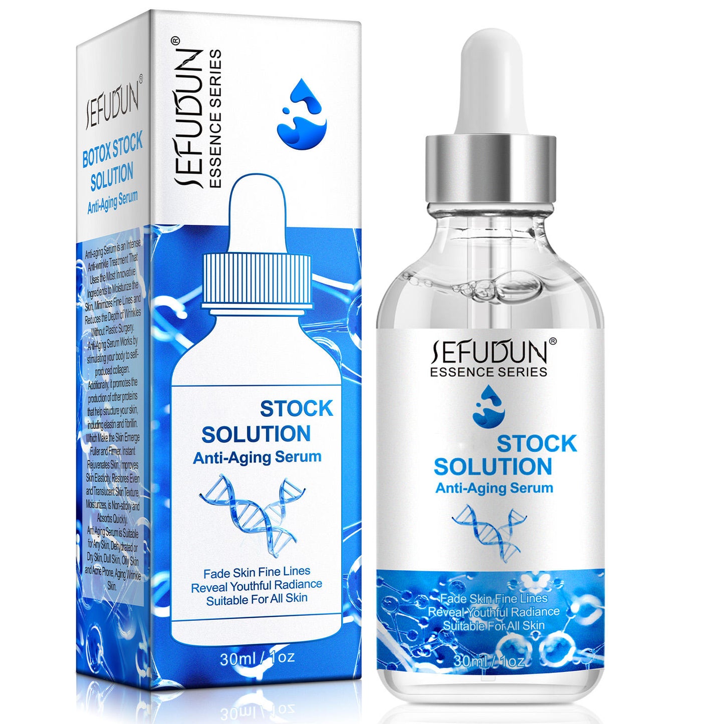 Most Effective Botox Stock Solution, Intense Anti-Wrinkle Anti-Aging Facial Serum