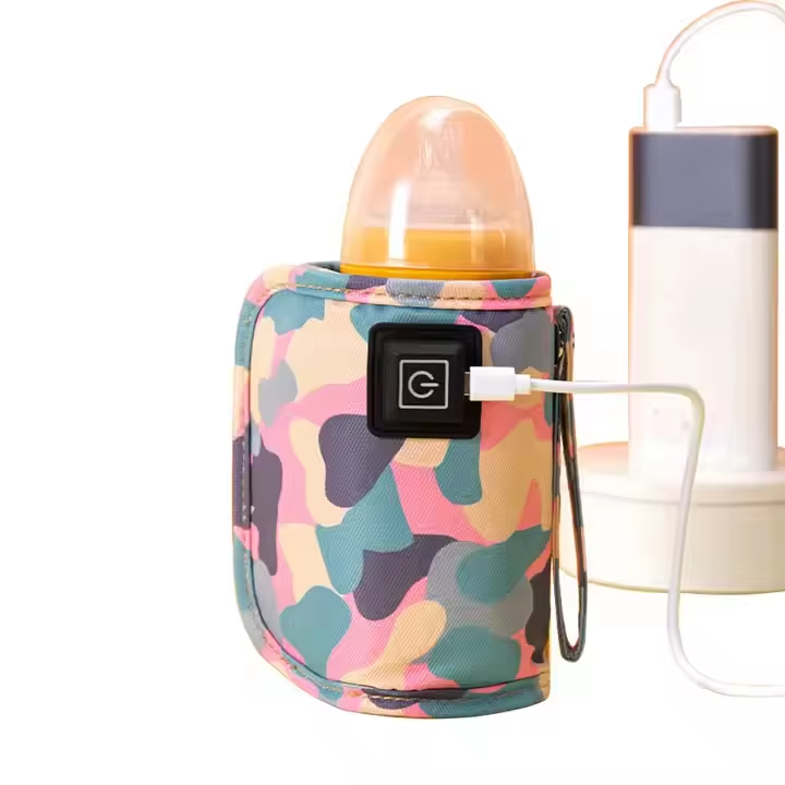 Portable USB Baby Milk Bottle Warmer with Insulated Bag Baby Nursing Bottle Heater