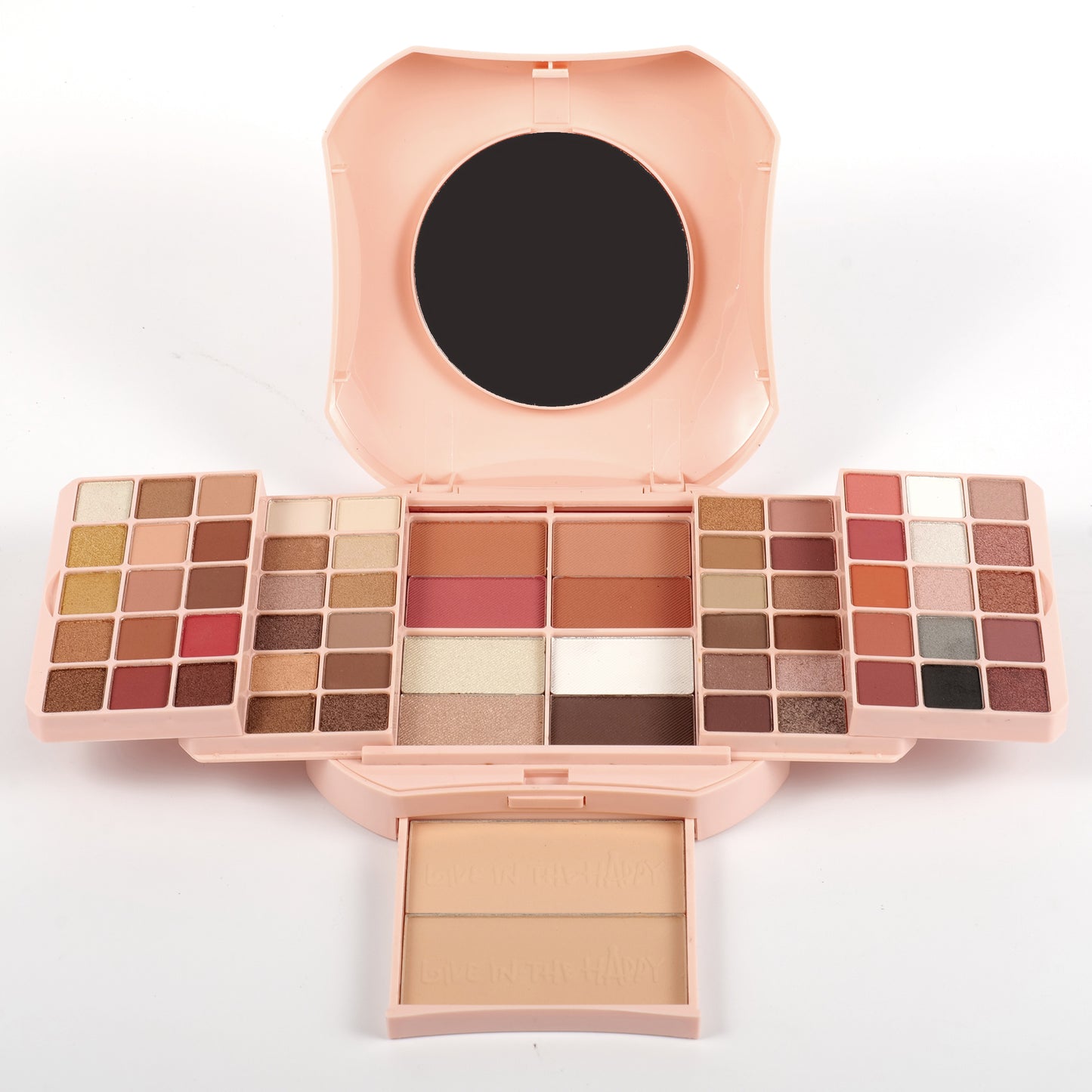 Full Makeup Kit with 54 color Eye shadow, 4 color blushers, 2 color highlighter, 2 color face powder, 2 color bronzers, all in one makeup set
