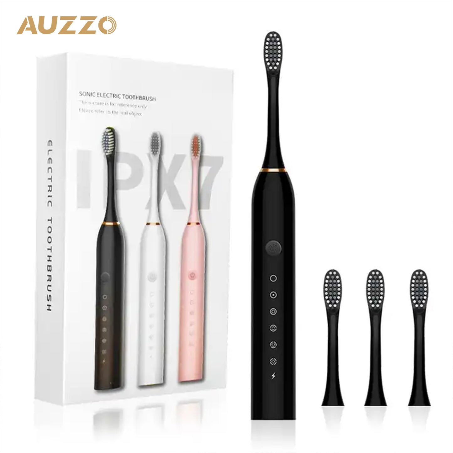 Newest Rechargeable Deep Cleaning Electric Toothbrush With 4 extra Brush Heads
