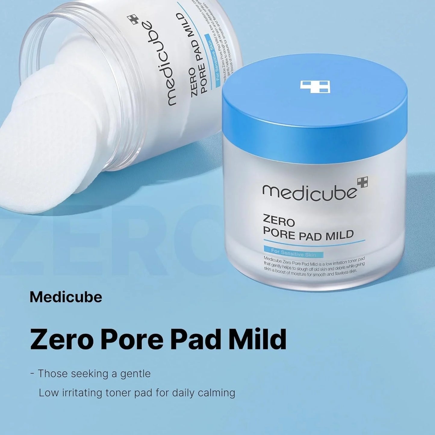 Medicube Zero Pore Pad 2.0 AHA BHA Panthenol and Allantoin Exfoliating Toner Pads
