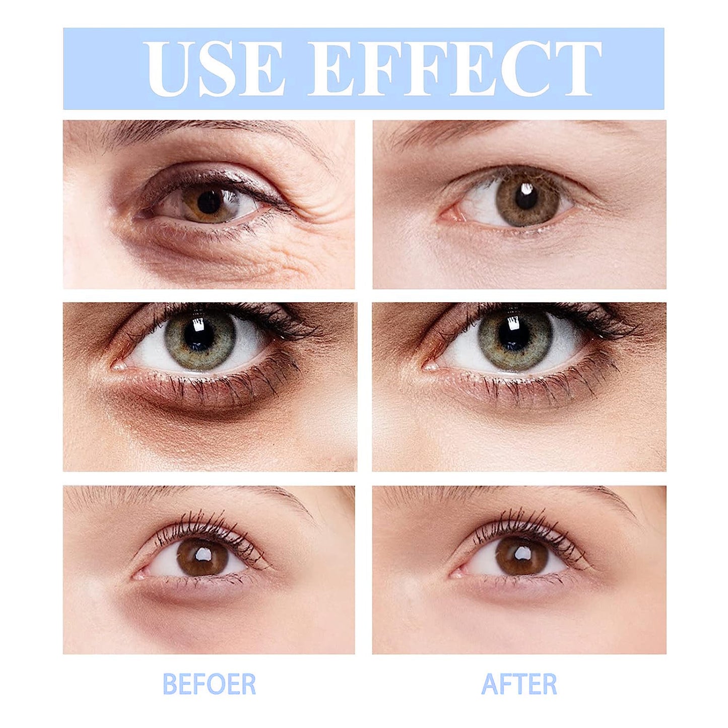 Collagen Anti Aging Eye Cream Best Repair for Dark Circles and Instant Eye Bag Removal