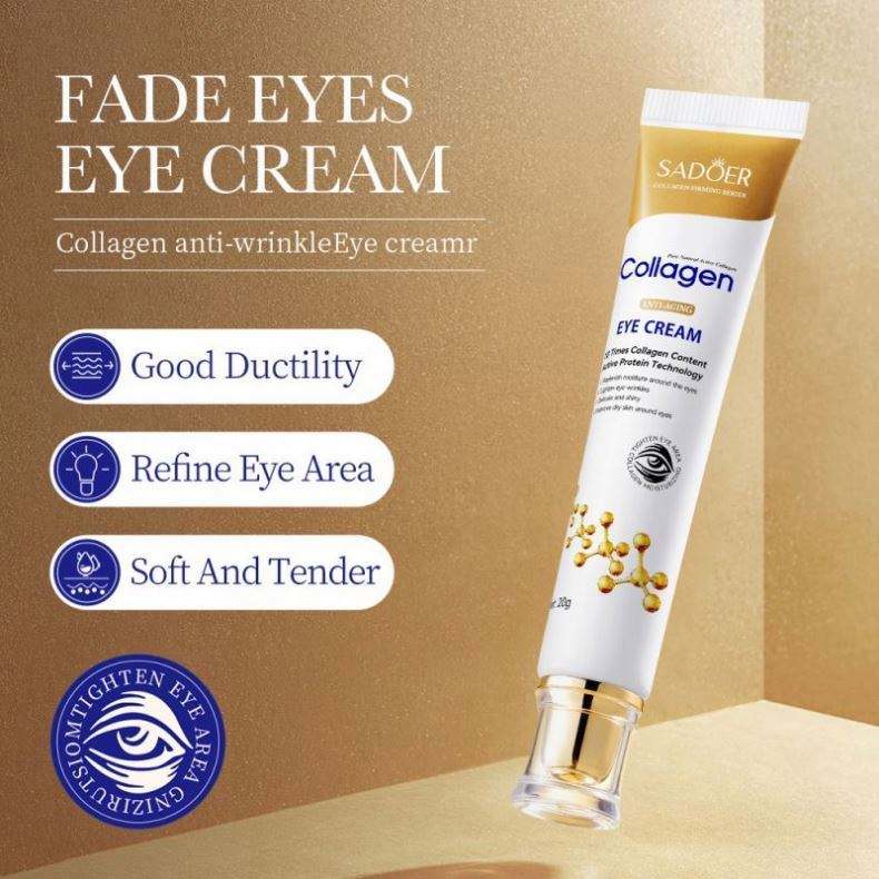 Collagen Anti Aging Eye Cream Best Repair for Dark Circles and Instant Eye Bag Removal