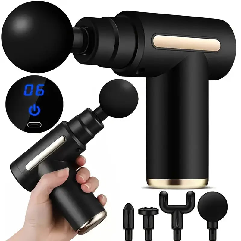 Gym Fitness Professional Deep Muscle Massager Gun Vibration Muscle Massage Body Sport Facial Gun