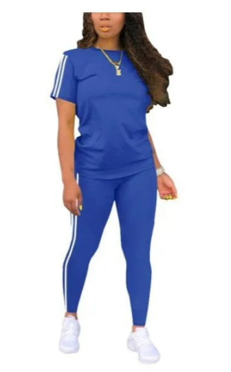 Women's Cotton Casual Two-Piece Short Sets and Pant sets