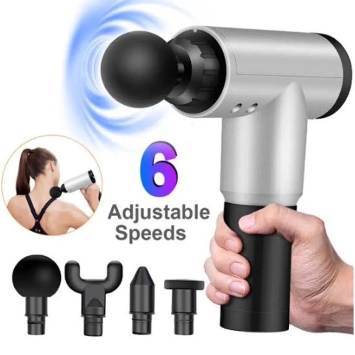 Gym Fitness Professional Deep Muscle Massager Gun Vibration Muscle Massage Body Sport Facial Gun