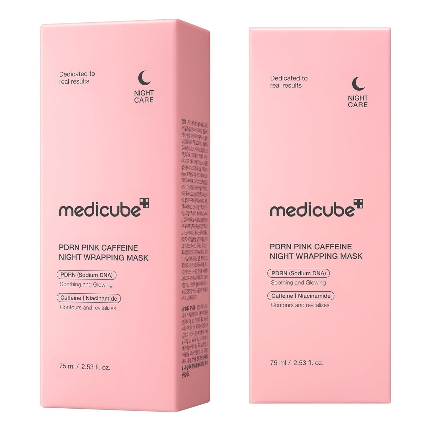Medicube PDRN Caffeine Night Wrapping Mask For Glass Glow skin