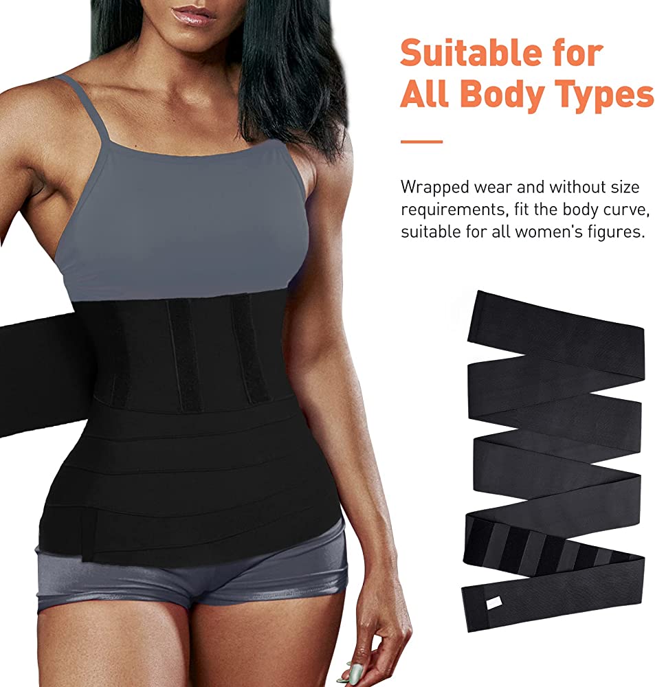 Postpartum Support Flat Tummy Bandage Corset Slimming Stomach Belly Wrap Band Trimmer Body Shaper Waist Trainer Belt For Women