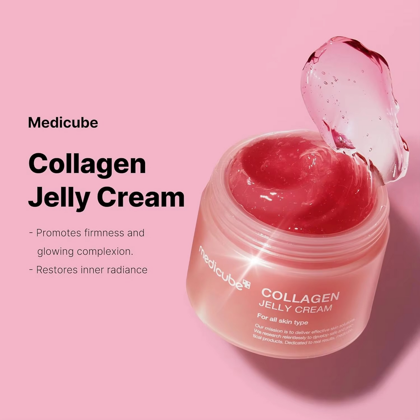 Medicube Collagen Jelly Cream- Niacinamide & Freeze-Dried Hydrolyzed Collagen