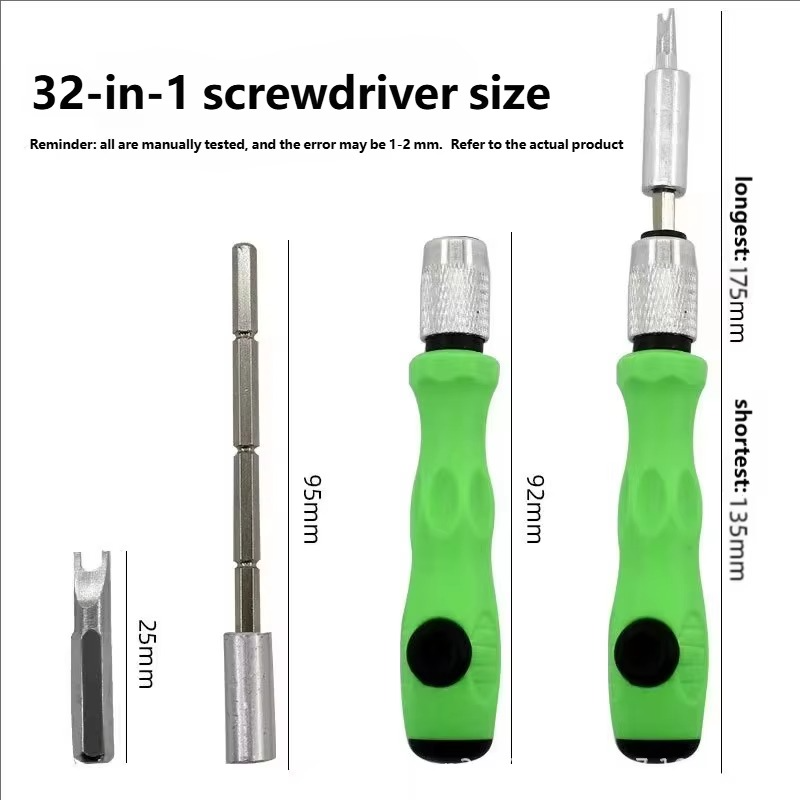 32 in 1 Multi Functional Screw Driver Set