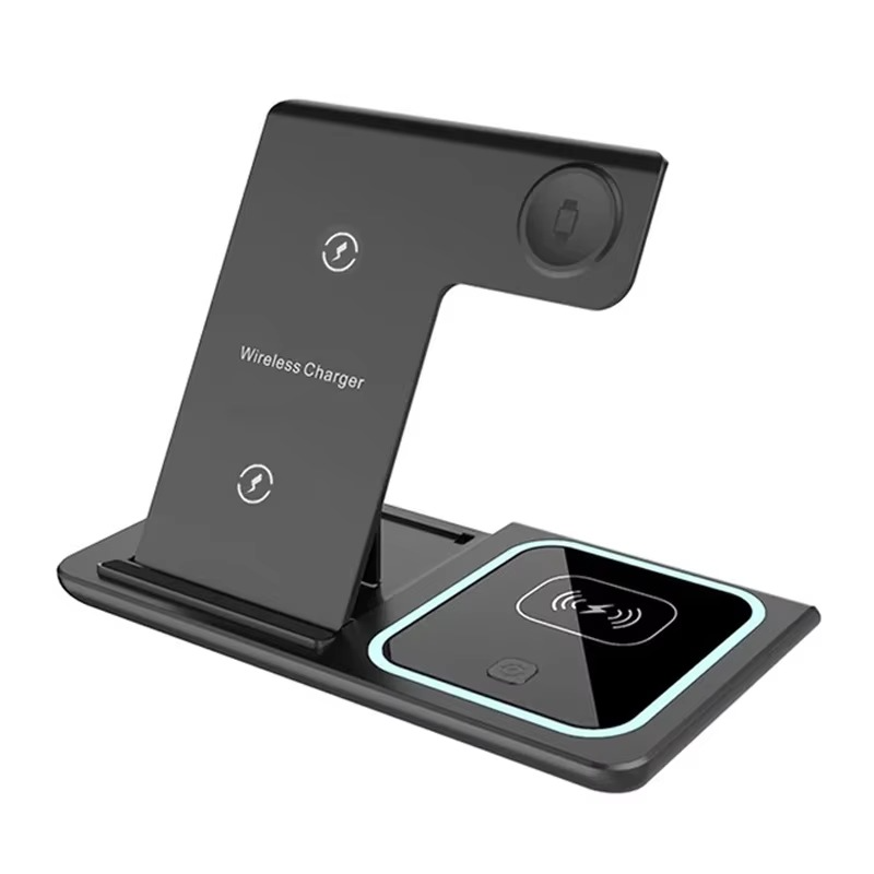 3 in 1 Wireless Charger for compatible Phones, Earbuds and Smart Watches