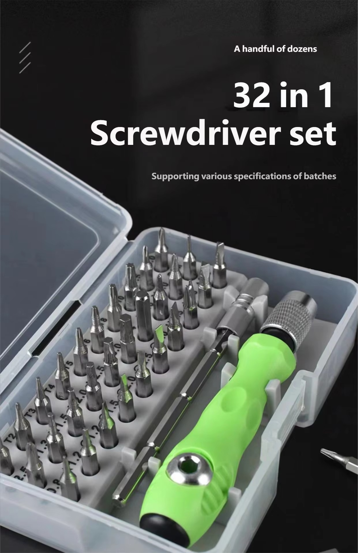 32 in 1 Multi Functional Screw Driver Set