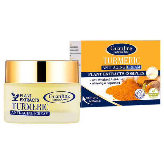 100% Organic Turmeric Moisturizing Brightening Anti-Aging Face Cream 50ml