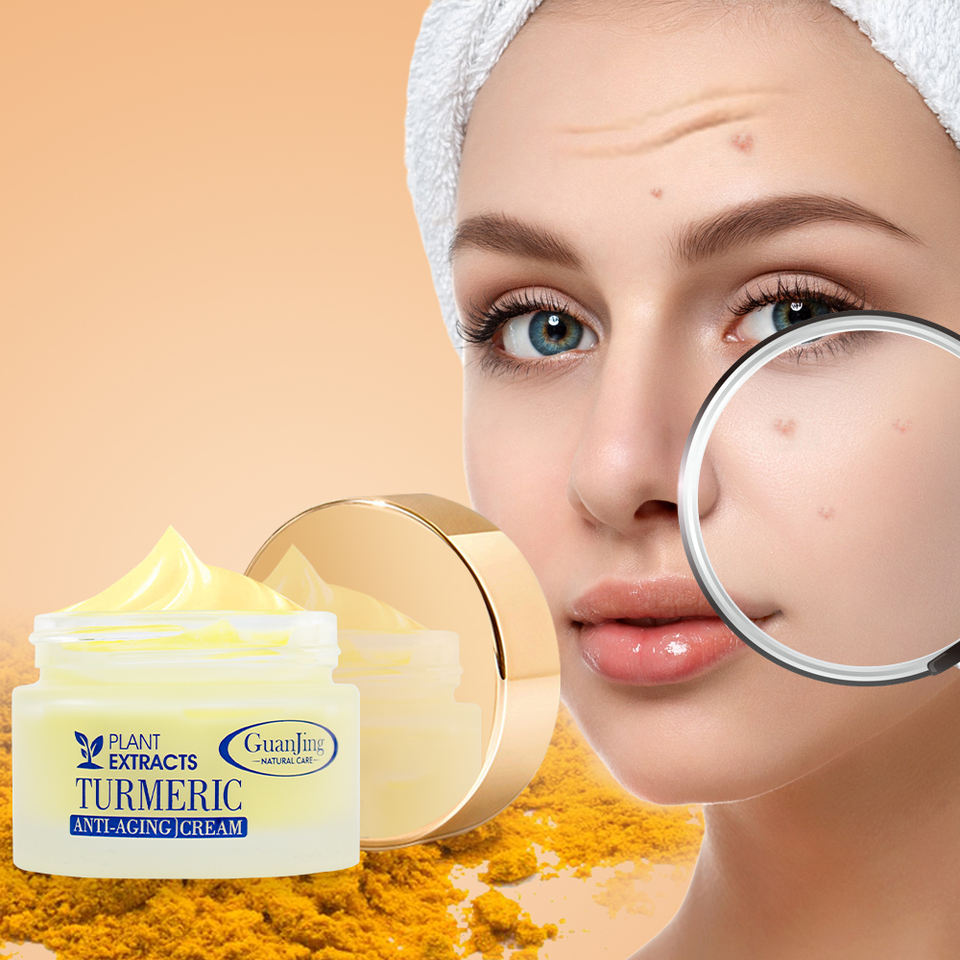 100% Organic Turmeric Moisturizing Brightening Anti-Aging Face Cream 50ml