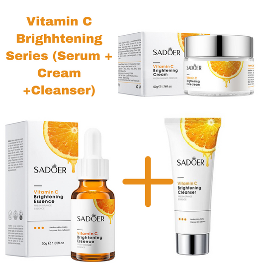 Vitamin C Face Brightening Combo ( Facial Serum + Facial Cream + Facial Cleanser)