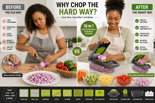16 in 1 Multifunctional Vegetable Chopper and Slicer