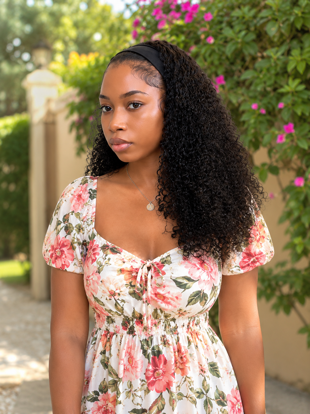 20 inch Human Hair Blend Headband Wig – Wavy Yaki & Kinky Styles