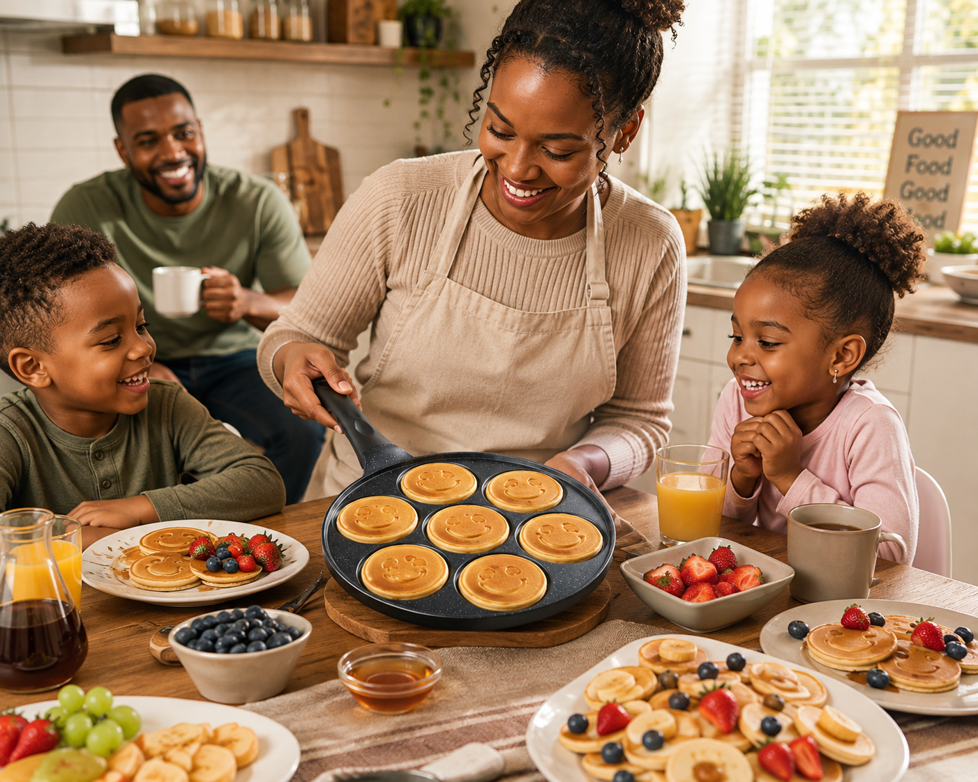 7-Hole Non Stick Pancake Pan