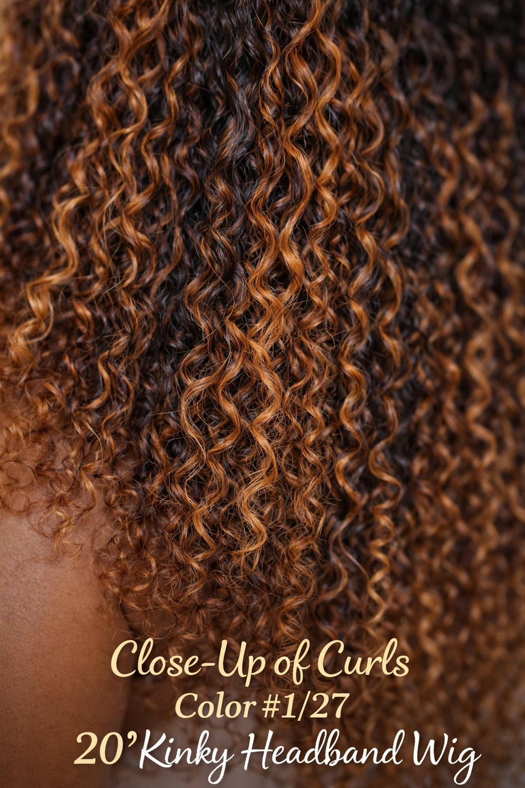 20 inch Human Hair Blend Headband Wig – Wavy Yaki & Kinky Styles