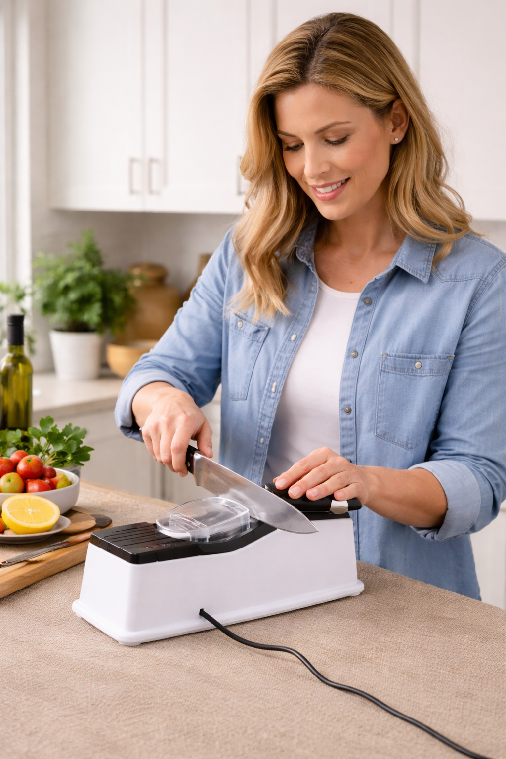 Multifunctional Electric Knife Sharpener