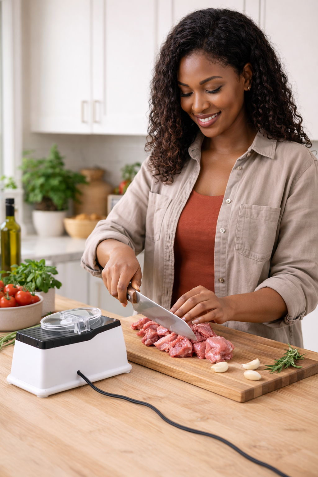 Multifunctional Electric Knife Sharpener