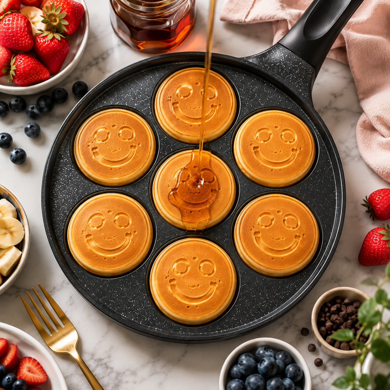 7-Hole Non Stick Pancake Pan