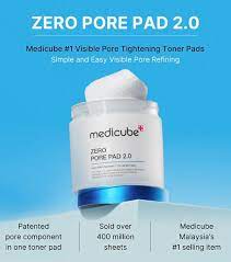 Medicube Zero Pore Pad 2.0 AHA BHA Panthenol and Allantoin Exfoliating Toner Pads
