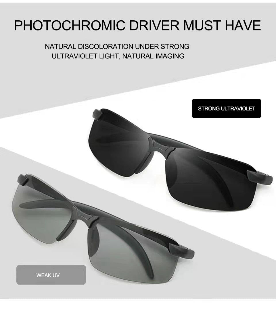 Polarized Night Vision Driving Sun Glasses,  Day and Night Vision Driver's Eyewear Photochromic Sun glasses