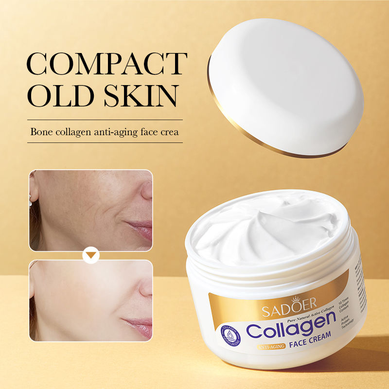 Natural Organic Collagen Hydrating Anti Aging Face Whitening Cream For All Skin