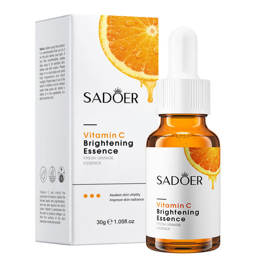 SADOER Vitamin C Orange Extract Essence Skin Rejuvenating Revitalizer Facial Serum