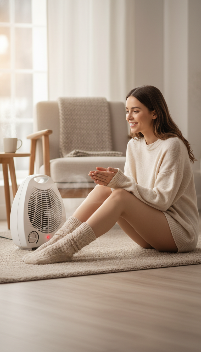 Portable Electric Fan Room Heater