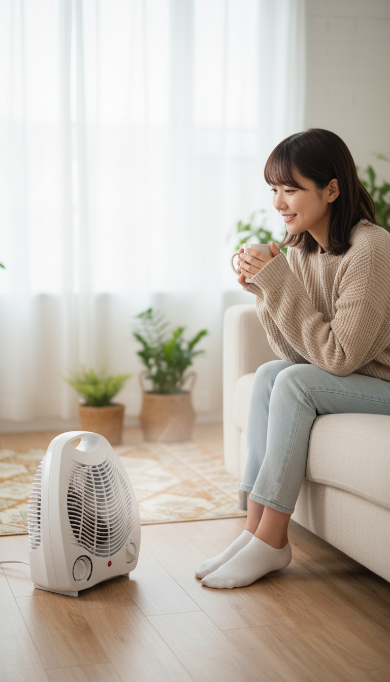 Portable Electric Fan Room Heater
