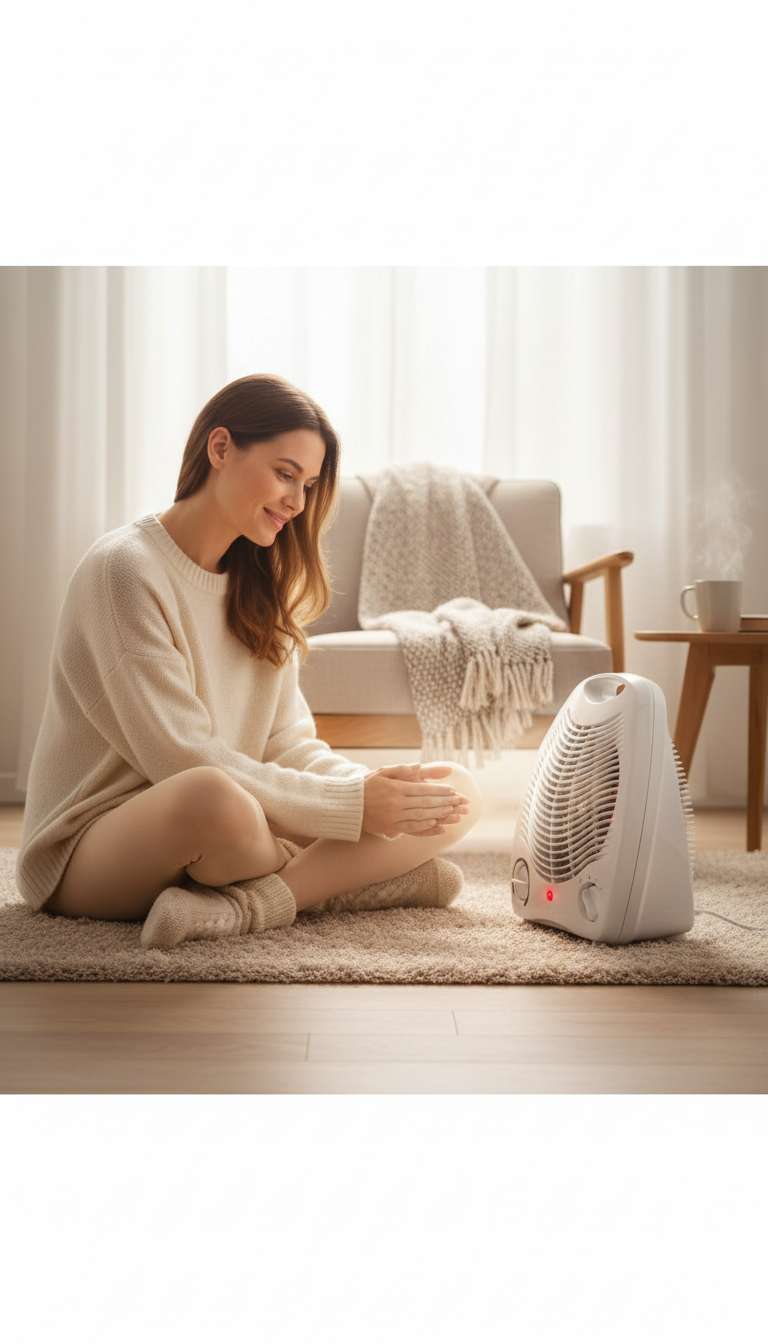 Portable Electric Fan Room Heater