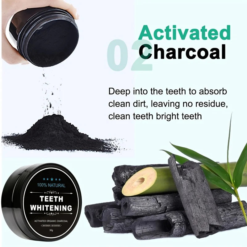 All Natural Activated Charcoal Teeth Whitening Powder