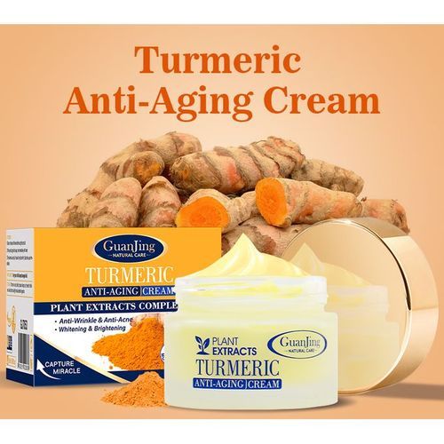 100% Organic Turmeric Moisturizing Brightening Anti-Aging Face Cream 50ml