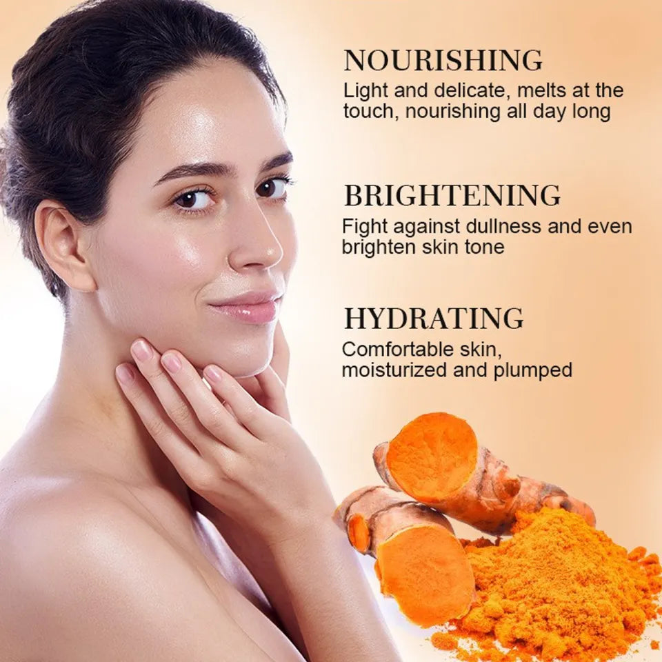 100% Organic Turmeric Moisturizing Brightening Anti-Aging Face Cream 50ml