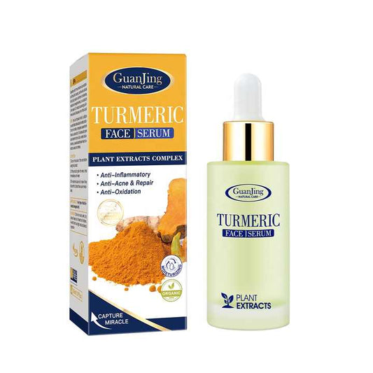 100% Organic Turmeric Serum Anti Acne Anti Aging Brightening Skin Serum For Face